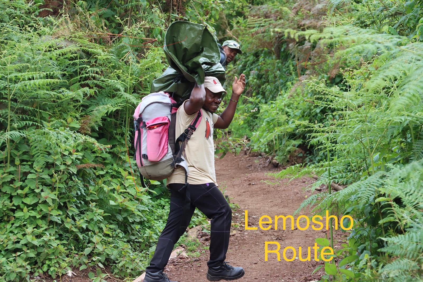 Lemosho porter — Einoti Safaris