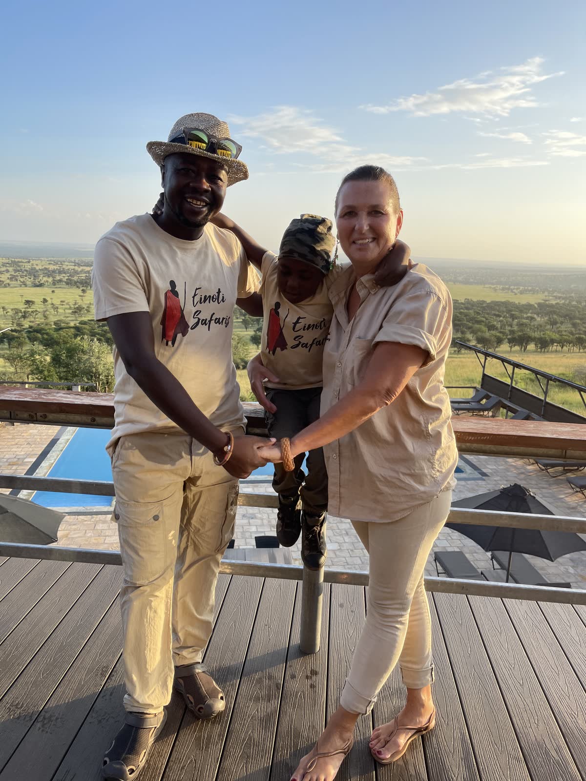 Lodge pool deck — Einoti Safaris