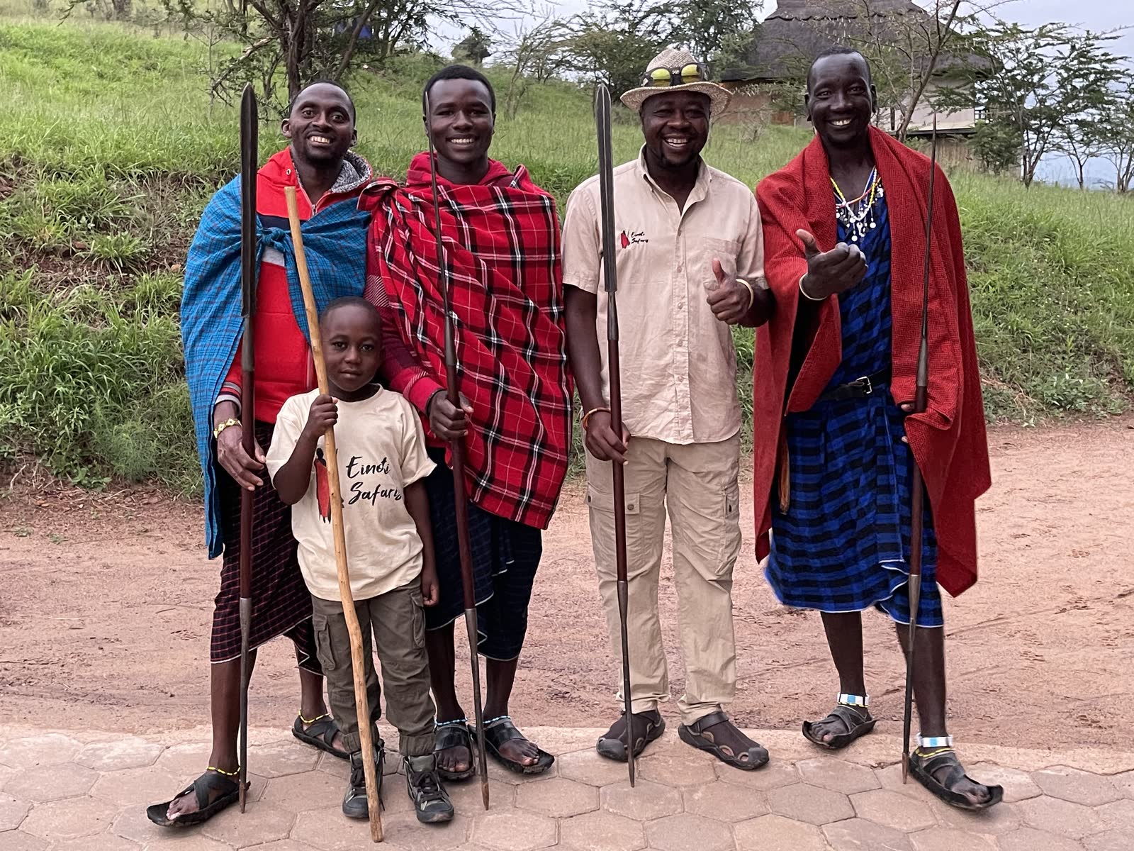 Maasai family visit — Einoti Safaris