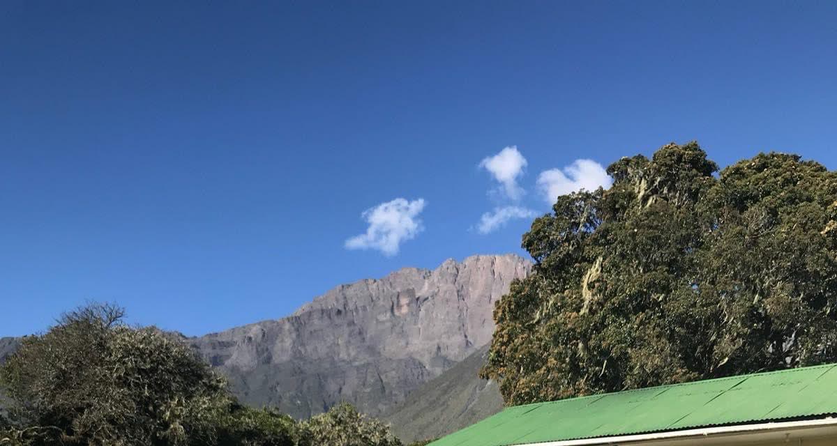 Mount meru crater wall — Einoti Safaris