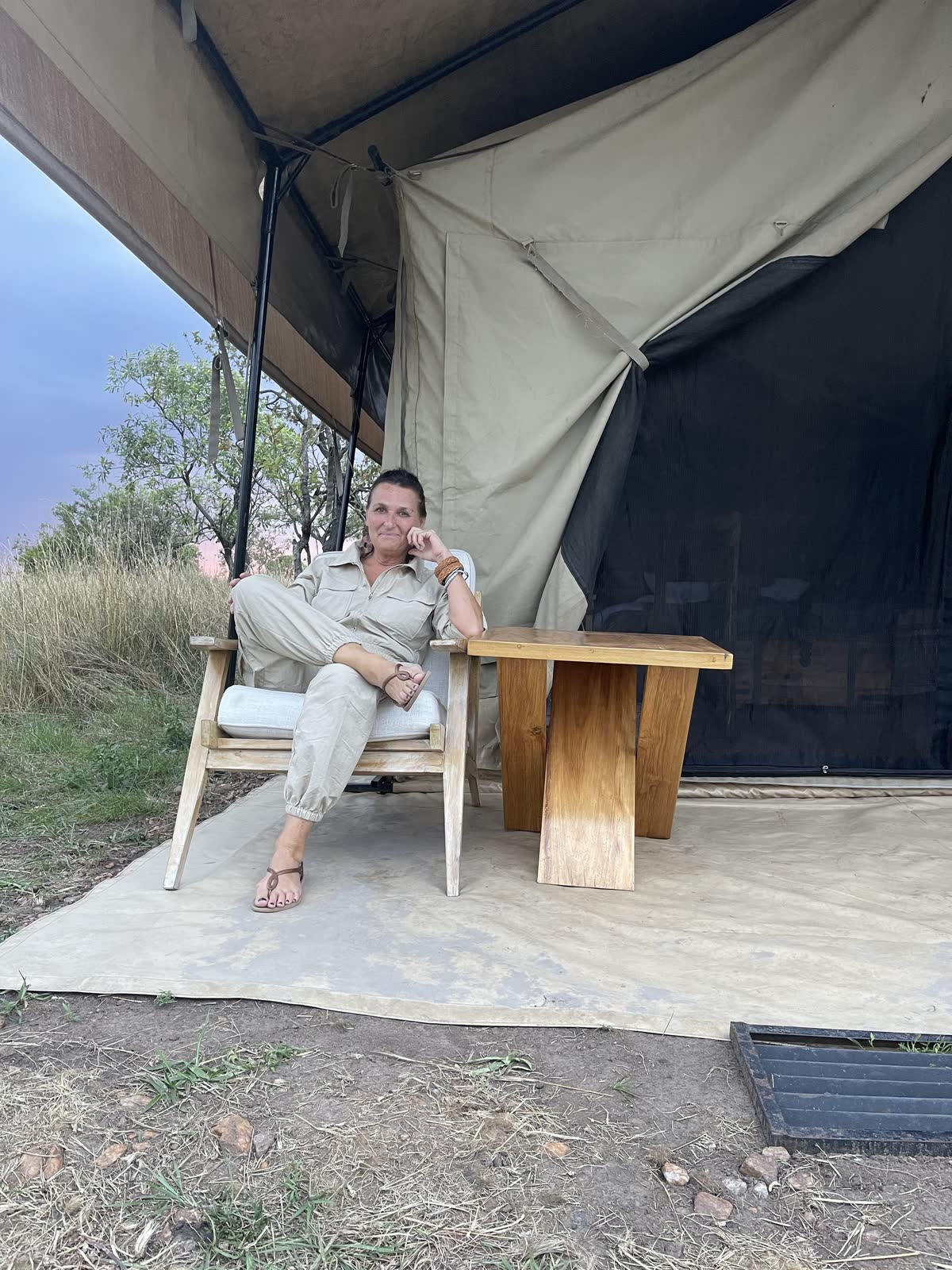 Tented camp veranda — Einoti Safaris